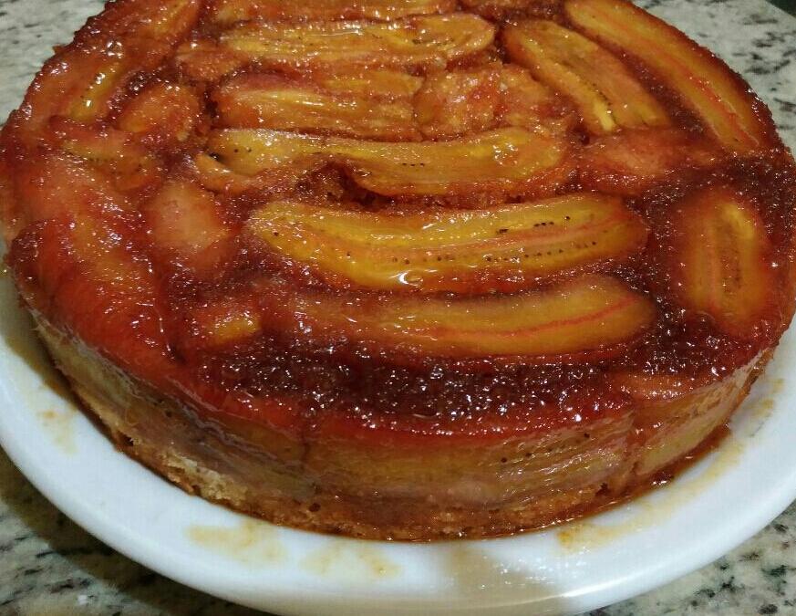 Bolo de banana de liquidificador