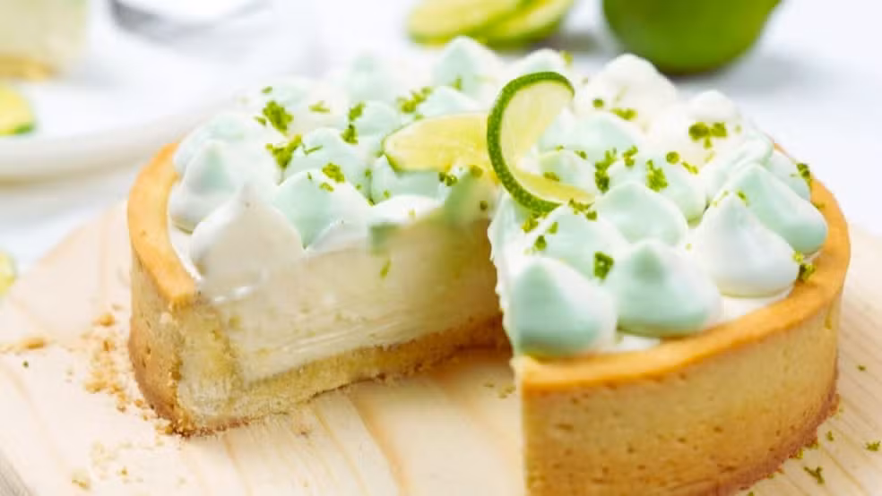 Torta de limão merengada