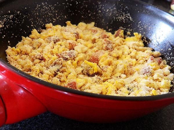 farofa Bacon e Ovos