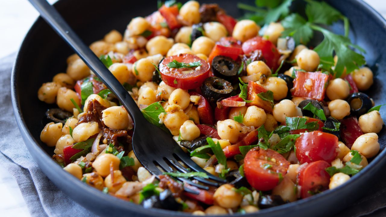 Salada De Grão De Bico