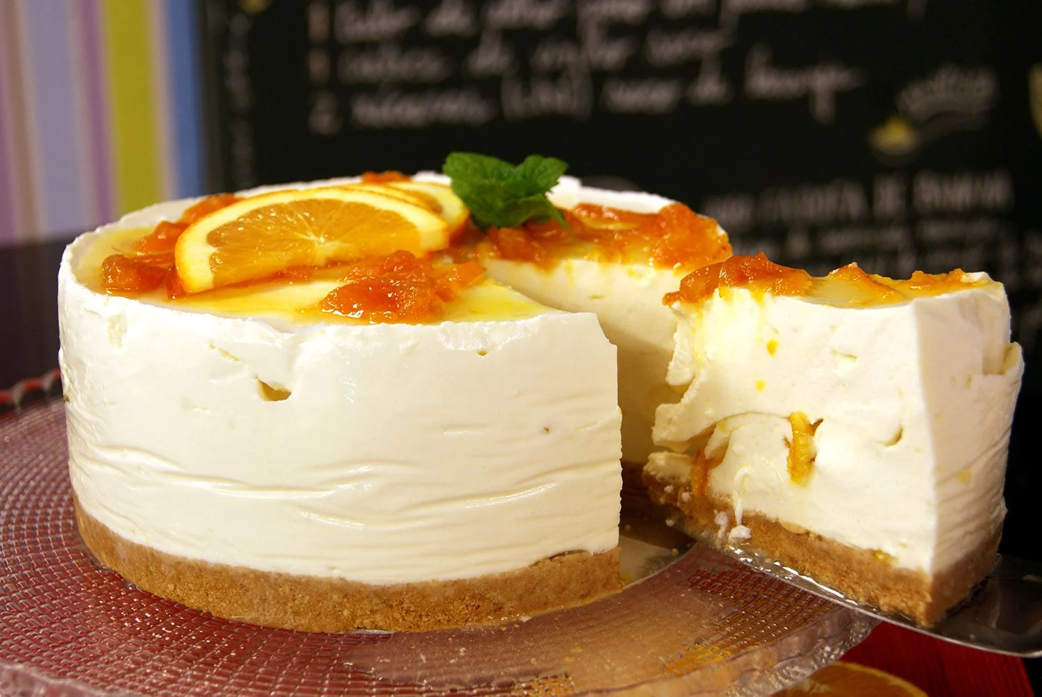 Cheesecake de Creme de Laranja