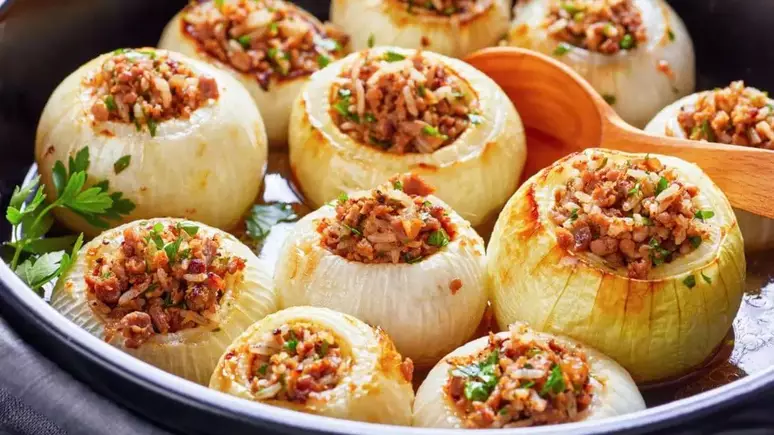 Cebola recheada