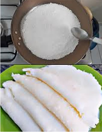 Tapioca molinha e molhadinha
