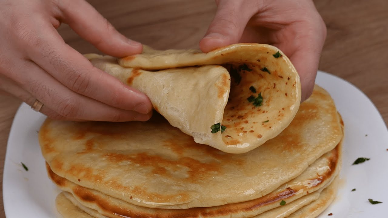 Pão Turco De Frigideira