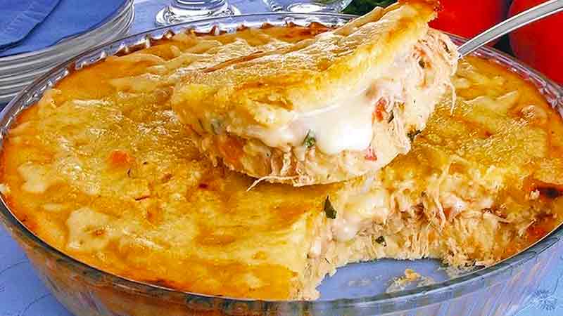 torta de bacalhau