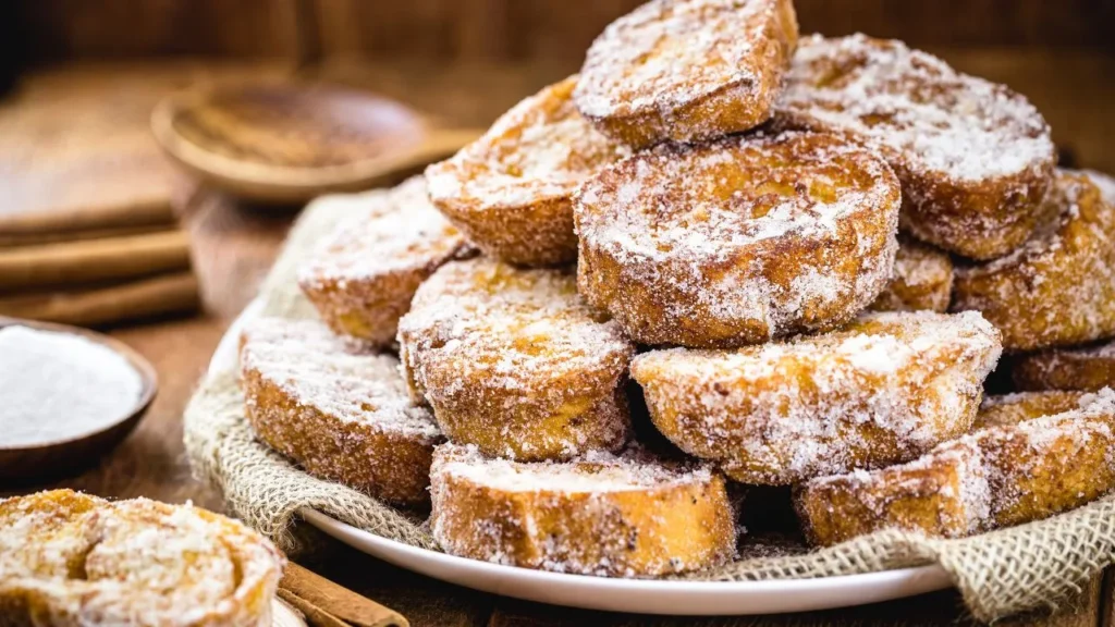 Rabanada de leite ninho