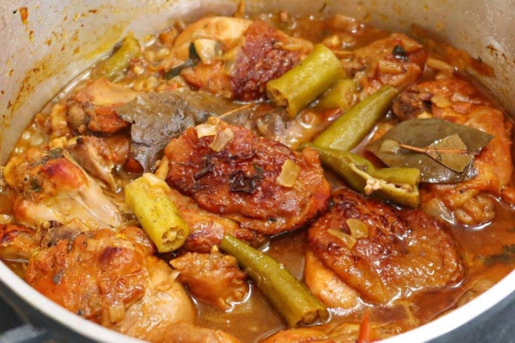 Frango com Quiabo sem Baba