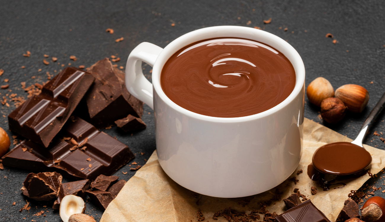 Chocolate quente cremoso