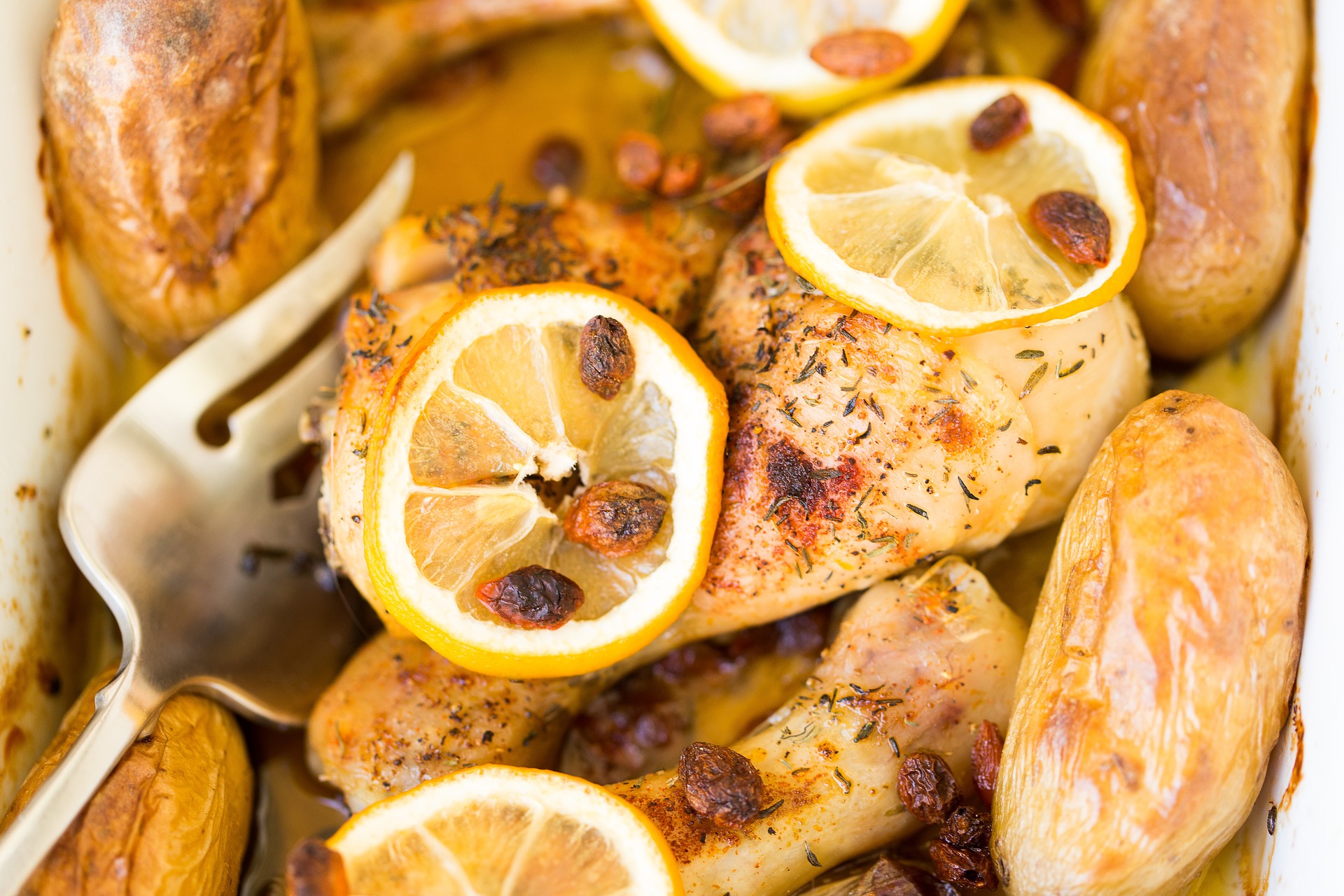 Frango ao alho e limão