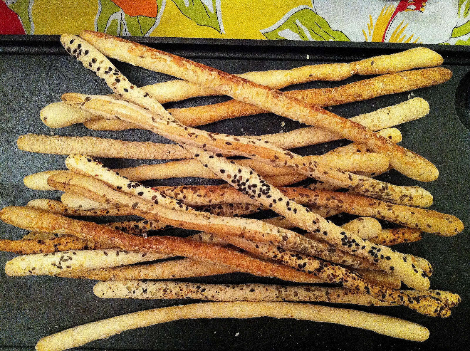 Grissines de Orégano e Queijo