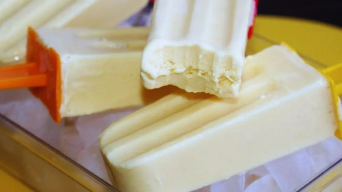 Picolé de mousse de maracujá